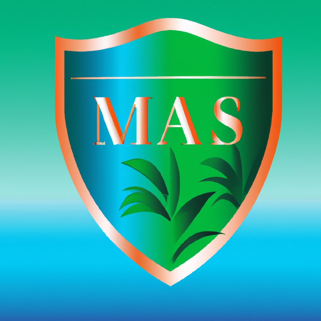 Illustration: île tropicale sous un bouclier, symbolisant la confidentialité